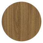 Mesa Saarinen Base Metal Preta Tampo 130cm Madeira Freijo