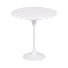 Mesa Saarinen Lateral Nanoglass 41cm Branco