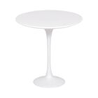 Mesa Saarinen Lateral Nanoglass 51cm Branco