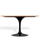 Mesa Saarinen Oval Freijó 160x90cm - Base Preta