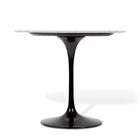 Mesa Saarinen Redonda Carrara 90cm - Base Preta