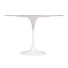 Mesa Saarinen Redonda Espírito Santo 137cm - Base Branca