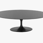 Mesa Saarinen Tulipa Centro Oval São Gabriel 120x80cm Base Pr