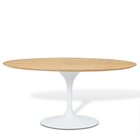 Mesa Saarinen Tulipa Oval 160cm X 90cm Freijó