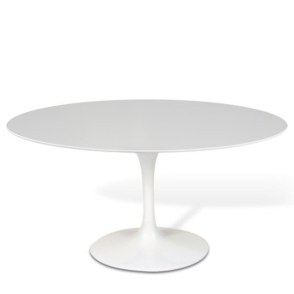 Mesa Saarinen Tulipa Oval 235cm X 122cm Branco