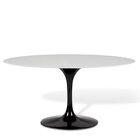 Mesa Saarinen Tulipa Oval 244cm X 137cm Branco