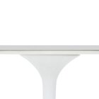 Mesa Saarinen Tulipa Oval Laca Branca 235cm X 137cm Branco