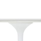 Mesa Saarinen Tulipa Oval Nanoglass 180x100cm Branco