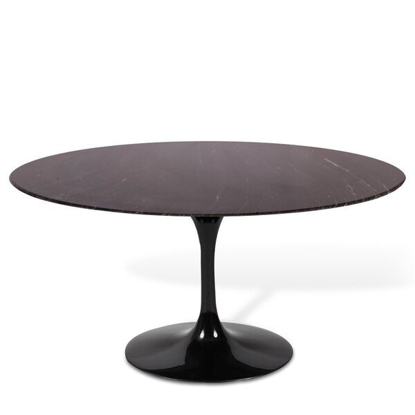 Mesa Saarinen Tulipa Oval Via Lactea 137cm X 90cm Preto