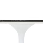 Mesa Saarinen Tulipa Oval Via Lactea 198cm X 122cm Branco