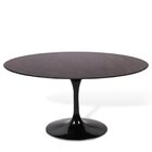 Mesa Saarinen Tulipa Oval Via Lactea 198cm X 122cm Preto