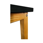 Mesa Sala Centro Quadrada Madeira Apoio Sofá Lateral Mesinha