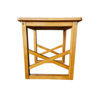 Mesa Sala Centro Quadrada Madeira Apoio Sofá Lateral Mesinha