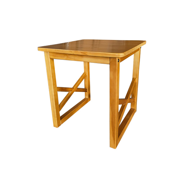 Mesa Sala Centro Quadrada Madeira Apoio Sofá Lateral Mesinha