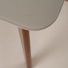 Mesa Sala De Jantar 4 Lugares Madeira Maciça Verona  Espresso