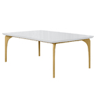 Mesa Sala De Jantar 6 Lugares 160cm Tampo Com Vidro Dinamarca