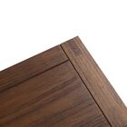 Mesa Sala De Jantar Cozinha Dumai 220cm Madeira Maciça Walnut