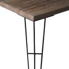 Mesa Sala De Jantar Cozinha Ludiana 220cm Grafite Madeira Mac