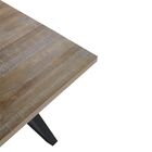 Mesa Sala De Jantar Cozinha Ogleary 220cm Grafite Madeira Mac