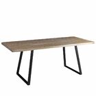 Mesa Sala De Jantar Cozinha Ogleary Live Edge 190cm Grafite M