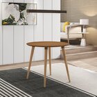 Mesa Sala De Jantar Redonda 90cm Veneza Cedro