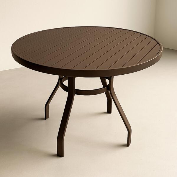 Mesa Santorini - Ø 100 - Marrom