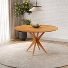 Mesa Simpatia Candian 108cm Redonda Sem Vidro Tampo Amadeirad