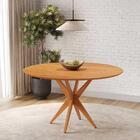 Mesa Simpatia Candian 108cm Redonda Sem Vidro Tampo Amadeirad