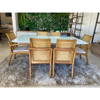 Mesa Sintra Com 6 Cadeiras Condote Retangular Contemporânea