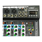 Mesa Som Lelong 7 Canais Bluetooth Usb C/ Equalizador Le-709