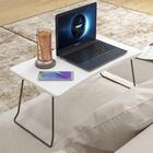 Mesa Suporte Dobrável Para Café E Notebook Com Pés De Ferro