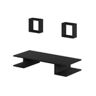 Mesa Suspensa Computador Escrivaninha Com 2 Nichos Moderno Mdf