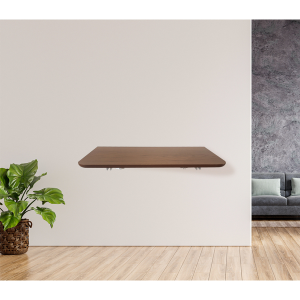 Mesa Suspensa Em Mdf Amadeirado 60x35 Articulável Lauren