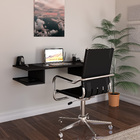 Mesa Suspensa Escrivaninha Dois Nichos Home Office Escritório