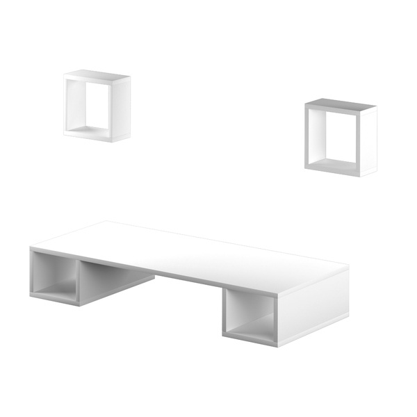 Mesa Suspensa Fechada Computador  Trabalho Home Office Mdf