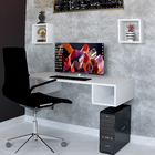 Mesa Suspensa Fechada Computador  Trabalho Home Office Mdf