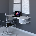 Mesa Suspensa Trabalho Unica Computador Home Office Mdf