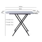 Mesa Tábua De Passar Reforçada Tecido Térmico Altura Ajustáve