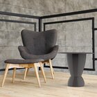 Mesa Tampo Polipropileno Argo  Cinza Mushroom