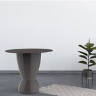 Mesa Tampo Polipropileno Argo  Cinza Mushroom