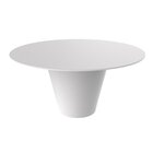 Mesa Tampo Polipropileno Fluo  Branco