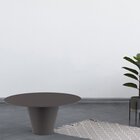 Mesa Tampo Polipropileno Fluo  Cinza Mushroom