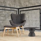 Mesa Tampo Polipropileno Hydro  Cinza Mushroom