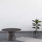 Mesa Tampo Polipropileno Hydro  Cinza Mushroom