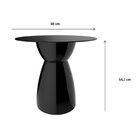 Mesa Tampo Polipropileno Rad  Preto