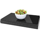 Mesa Termica Fria De Vidro Temperado Preto Le Cook Lc1708