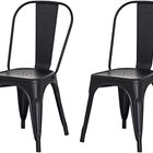 Mesa Tolix 80cm + 2 Cadeiras – Conjunto Industrial E Moderno