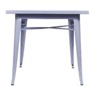 Mesa Tolix Quadrada 80x80cm Em Aço Carbono Com Pintura Eletro