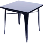 Mesa Tolix Quadrada 80x80cm Em Aço Carbono Com Pintura Eletro
