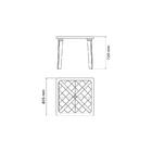 Mesa Tramontina Sancho 80 X 80 Cm Em Polipropileno Amarelo Su